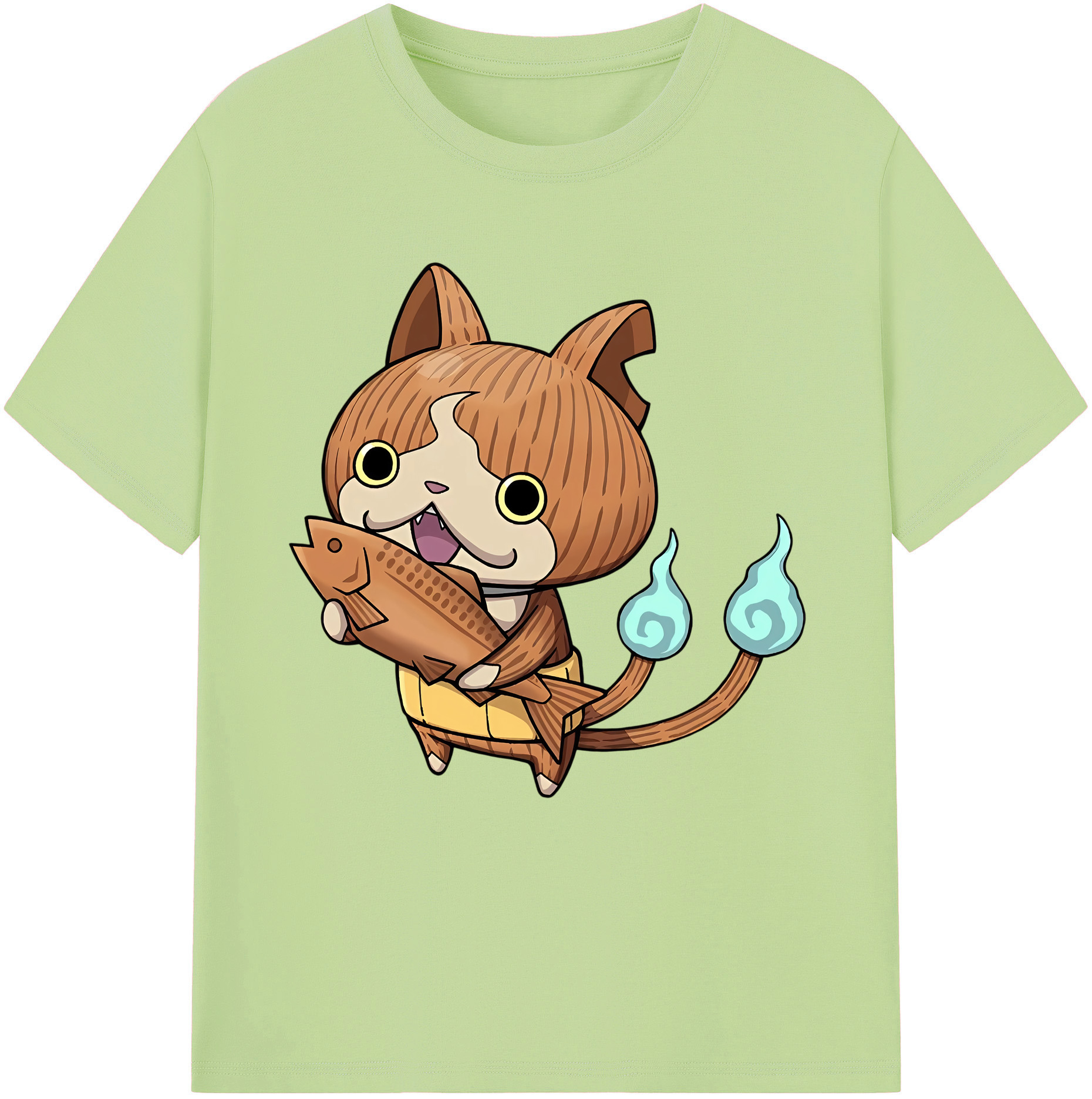 （画像用） 妖怪ウォッチ Yo-kai Watch 綿100％半袖Tシャツ（フロントプリント）